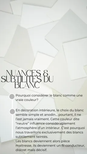 Nuances & subtilités du blanc , Porto-Vecchio, FB DECO