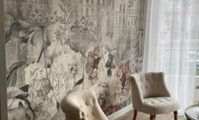Pose de papier peint, Porto-Vecchio, FB DECO
